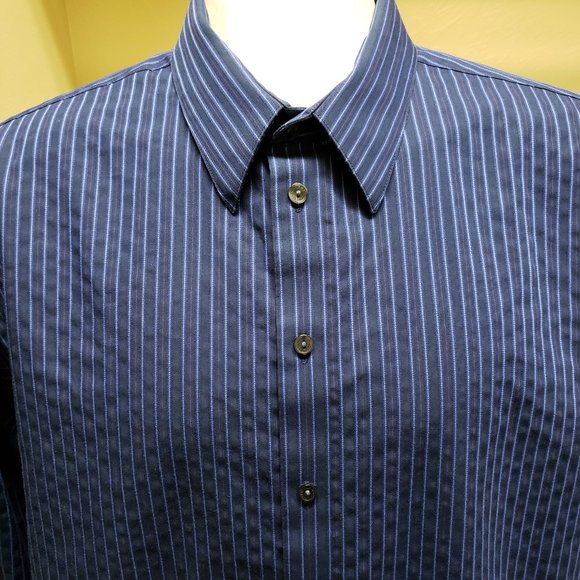 Kenneth Cole Reaction Long Sleeve Button Down Shirt XL - Picture 2 of 10